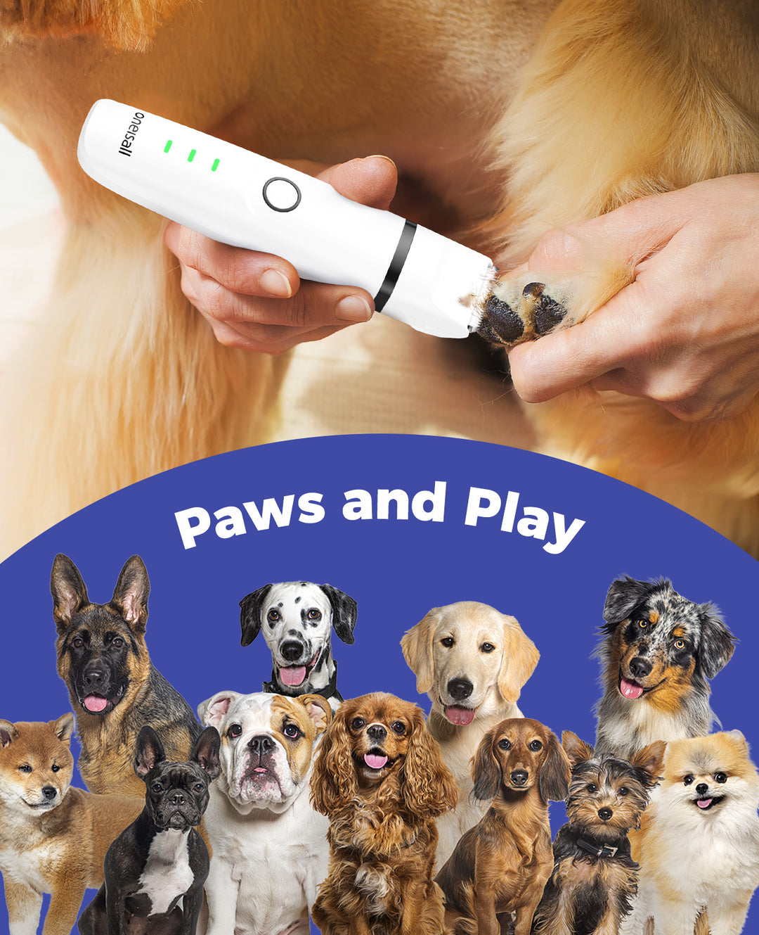 Oneisall N12 4-in-1 Hundepflege-Set