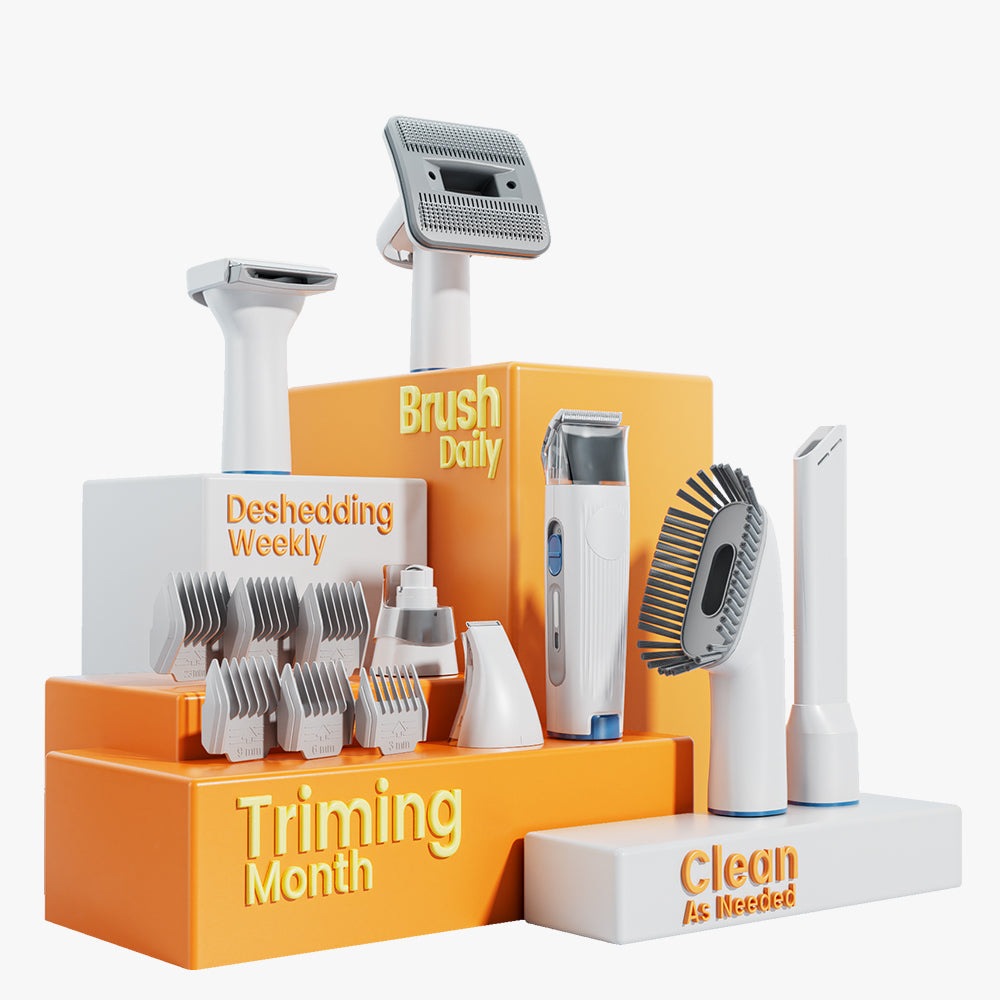 Oneisall LM2 7-in-1 Tierhaarschneider mit Staubsauger