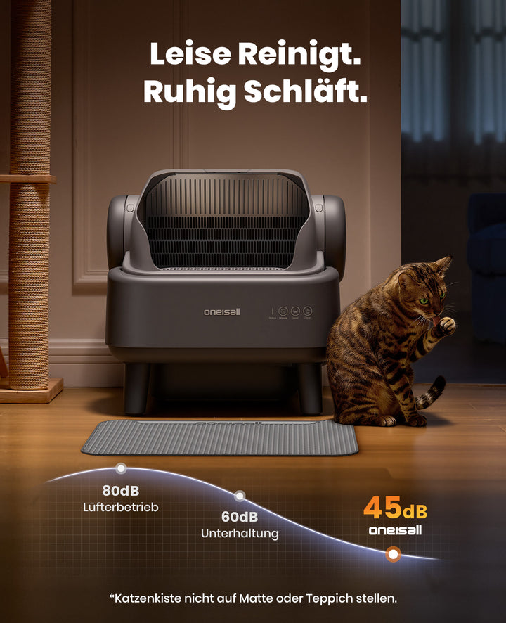 Oneisall Ease S1 selbstreinigende Katzentoilette