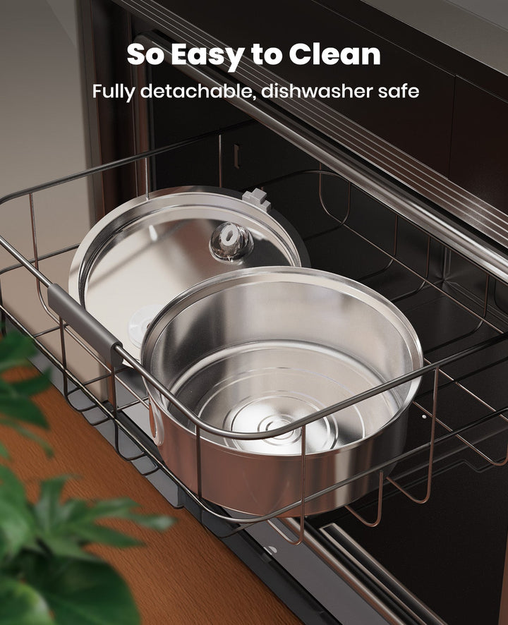 Oneisall 5L Automatischer Katzenfütterer mit App-Steuerung für zwei Katzen