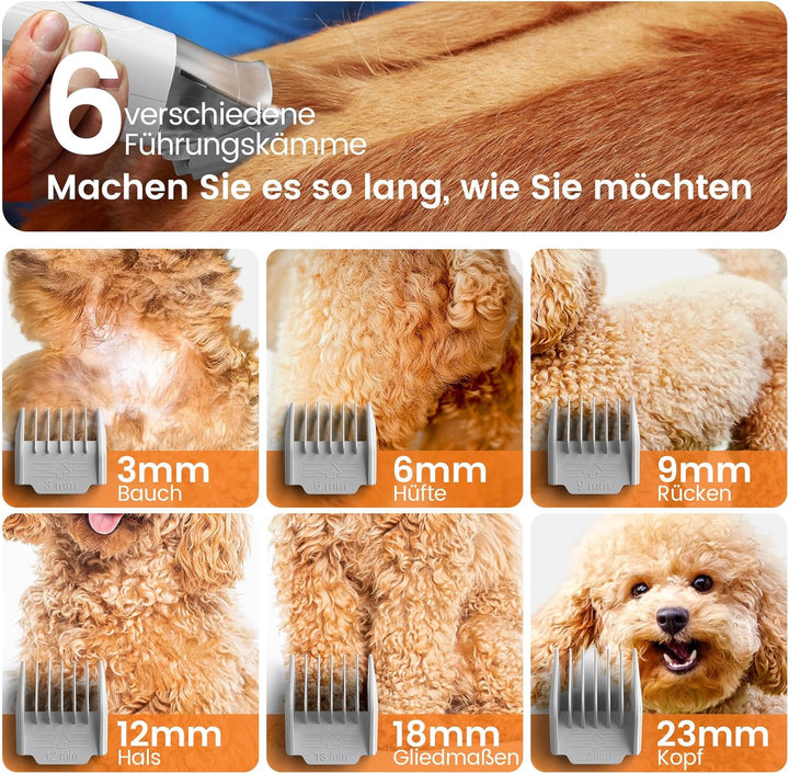 Oneisall LM2 7-in-1 Tierhaarschneider mit Staubsauger
