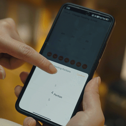 Oneisall PF06 3L Kabelloser Smart Futterautomat mit App-Steuerung
