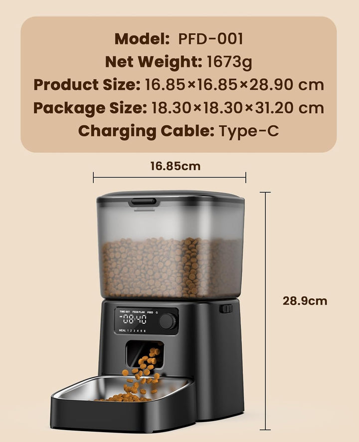 Oneisall 3.5L Automatic Cat Feeder