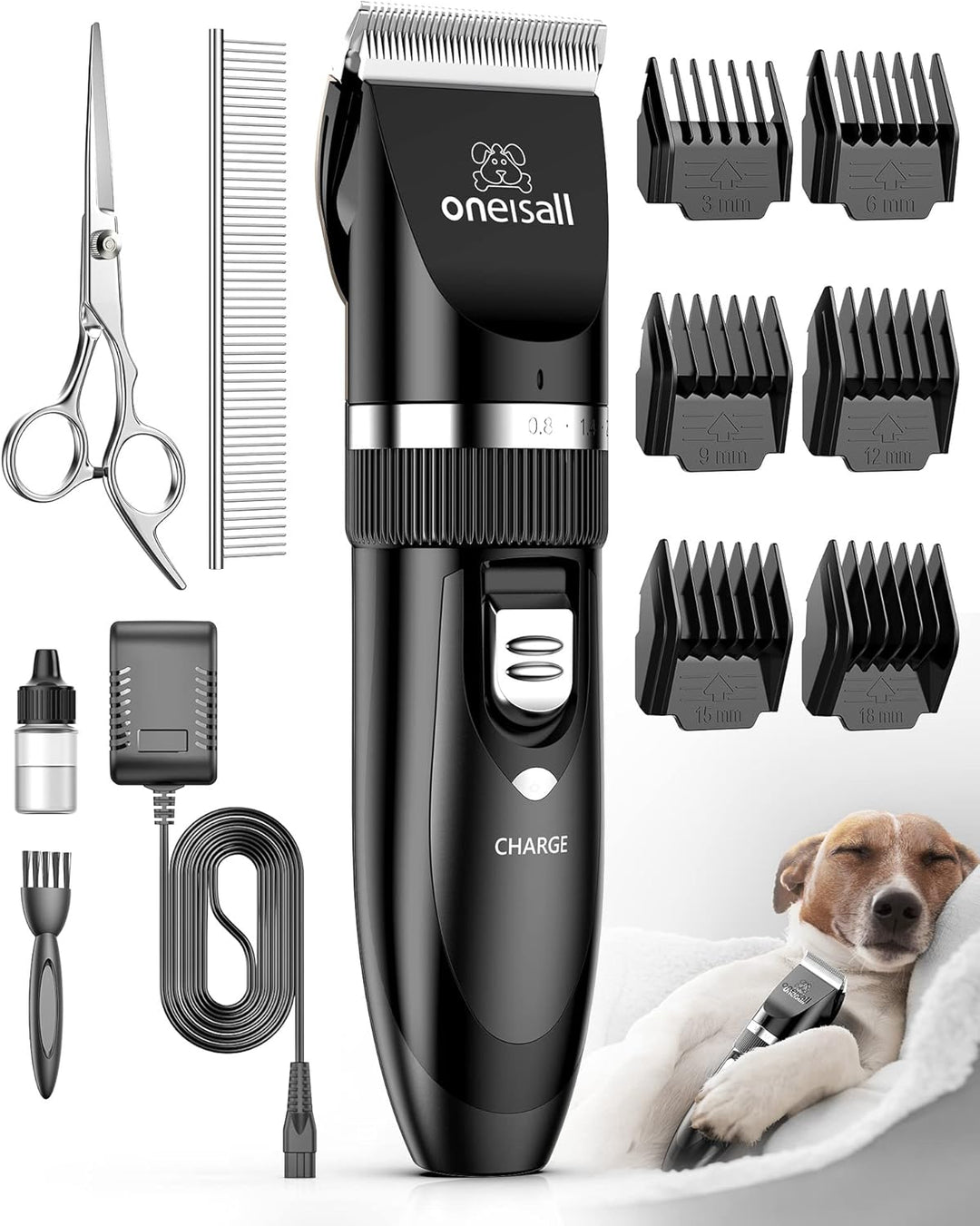 Oneisall P2 Dog Clipper & Dog Grooming Kit