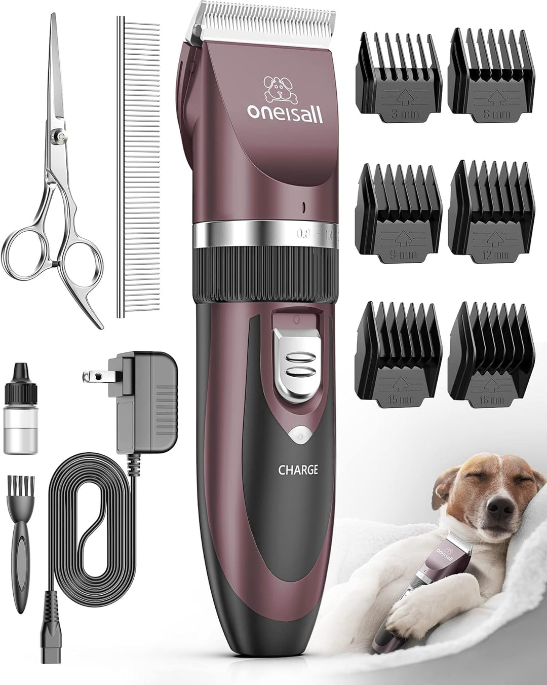 Oneisall P2 Dog Clipper & Dog Grooming Kit