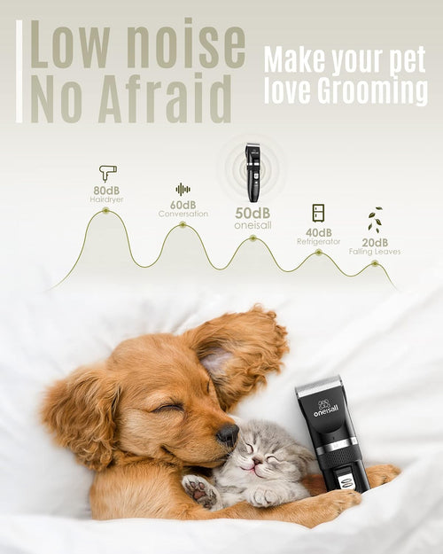 Oneisall P2 Dog Clipper & Dog Grooming Kit