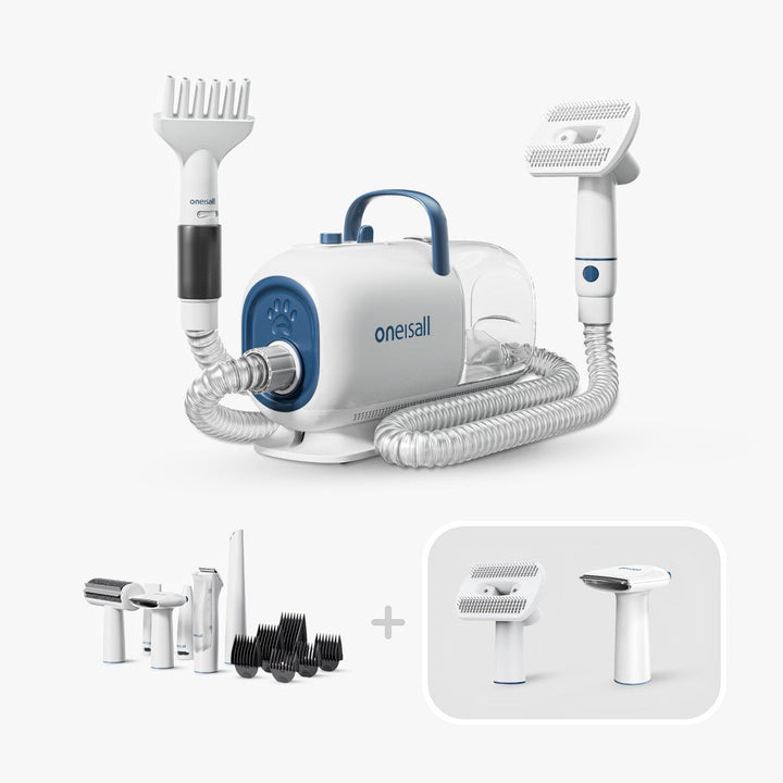Oneisall Cozy C1 8-in-1 Tierhaarschneider mit Staubsauger & Föhngerät