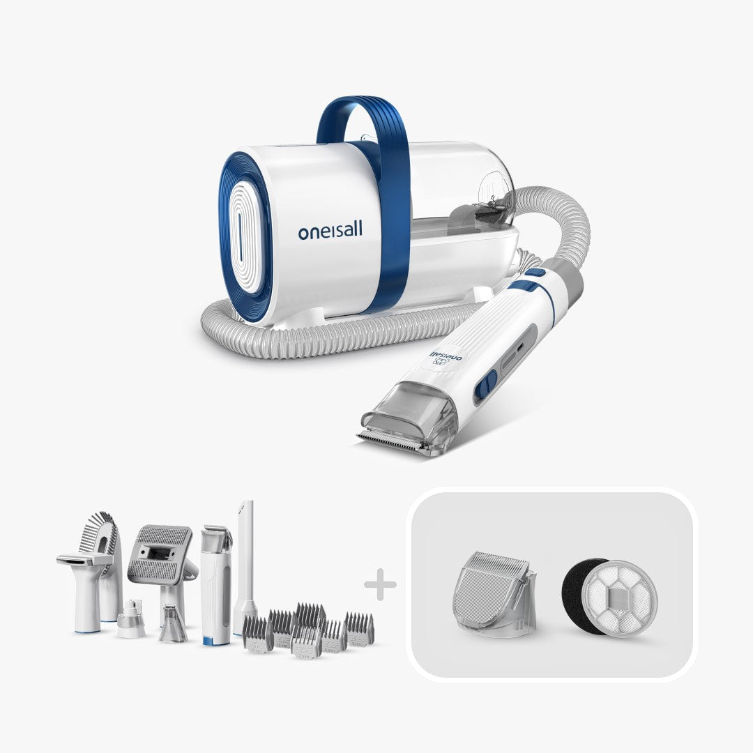 Oneisall LM2 7-in-1 Tierhaarschneider mit Staubsauger