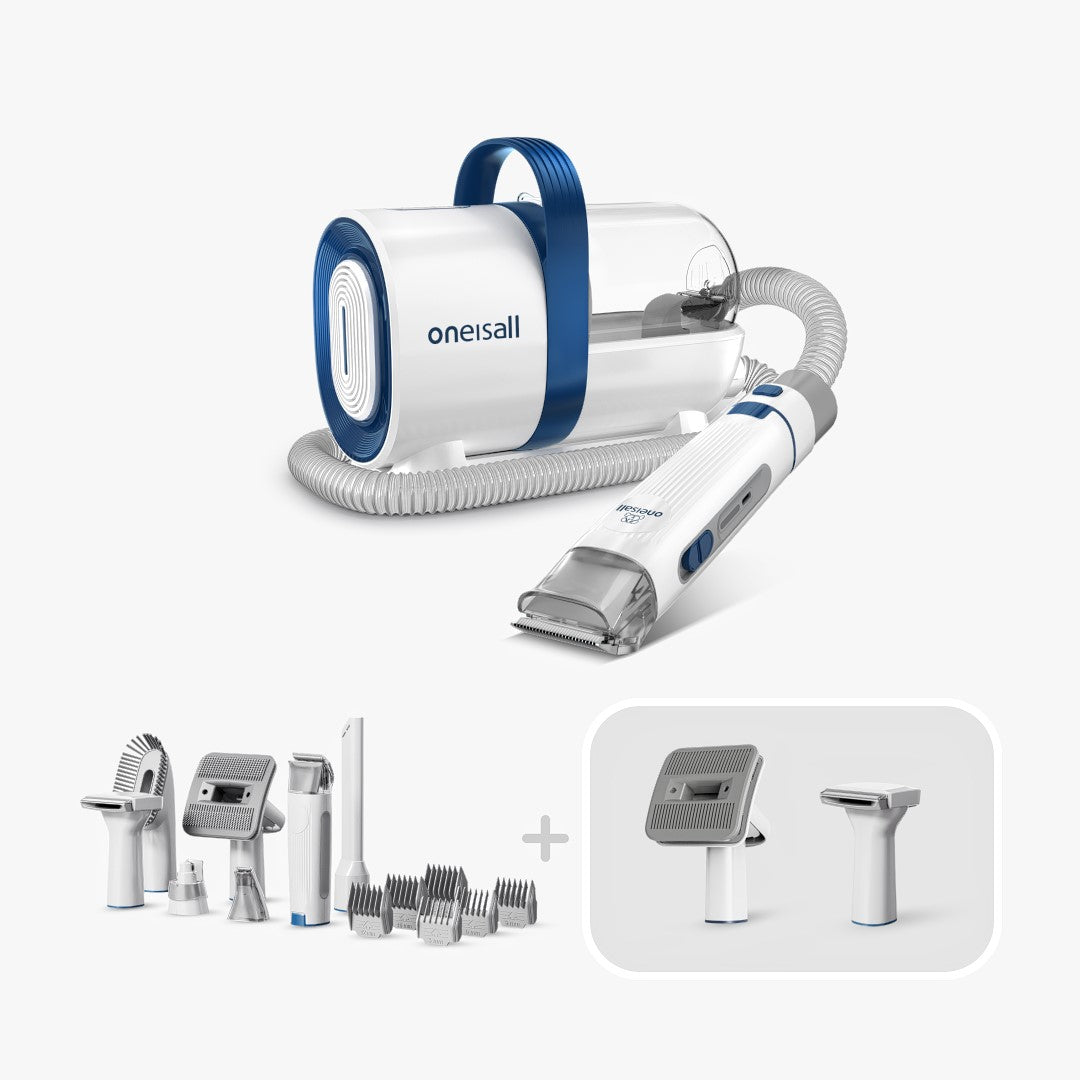 Oneisall LM2 7-in-1 Tierhaarschneider mit Staubsauger