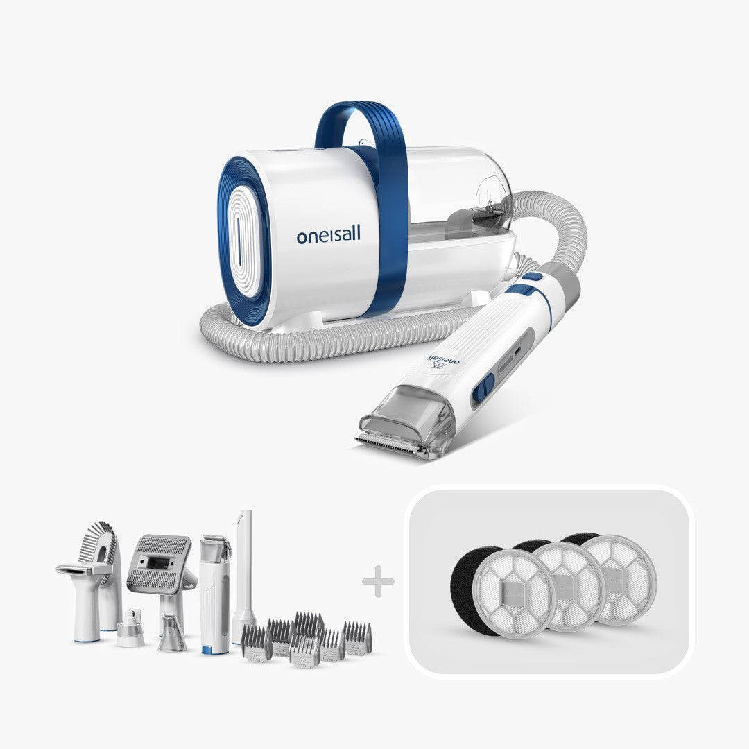 Oneisall LM2 7-in-1 Tierhaarschneider mit Staubsauger