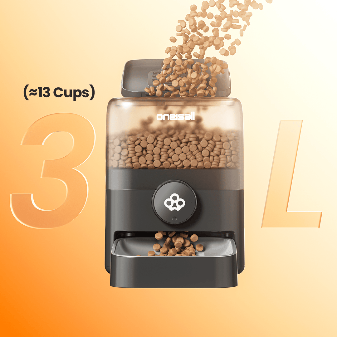 Oneisall PF06 3L Kabelloser Smart Futterautomat mit App-Steuerung