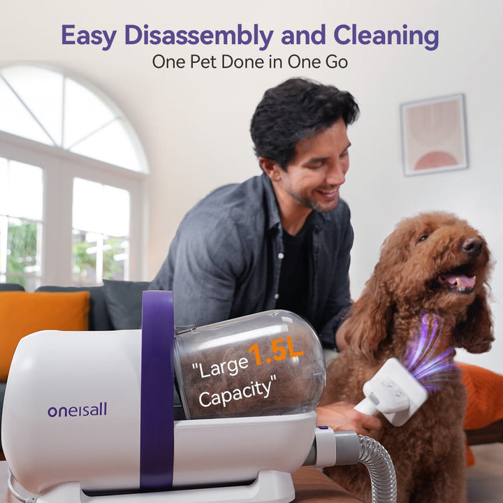 Oneisall LM5 4-in-1 Pet Grooming Vacuum Kit